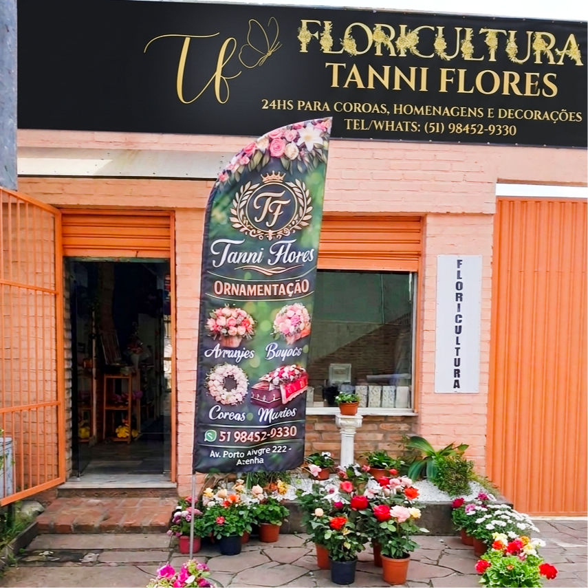 Fachada da loja Tanni Flores